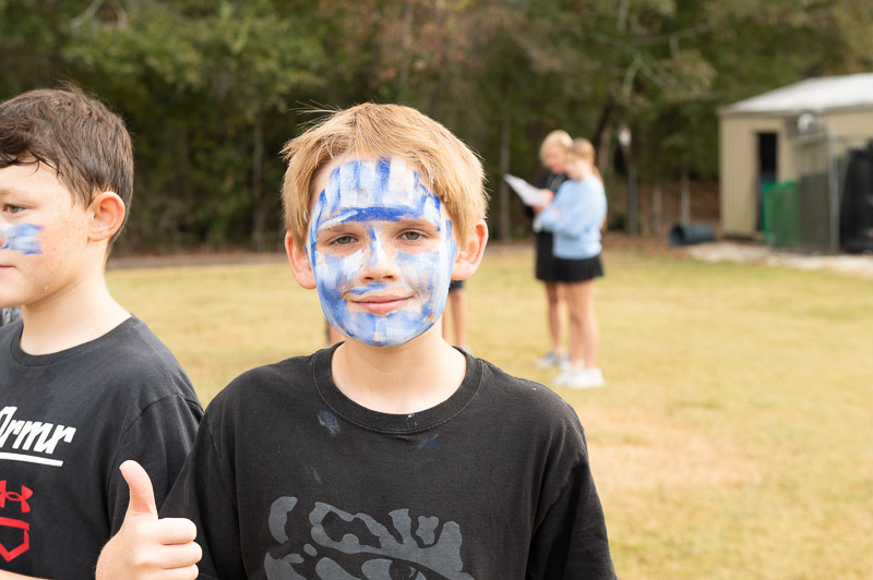 Fifth grade student during survival day