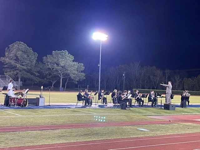 Band concert on the field