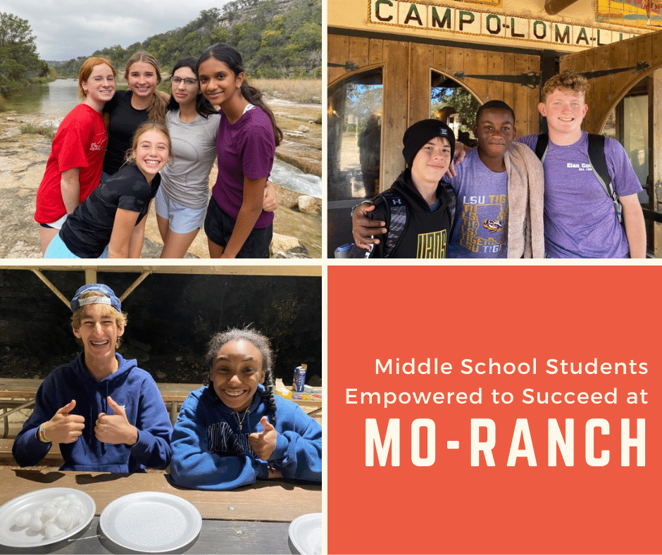 Middle School Students Empowered to Succeed at Mo-Ranch