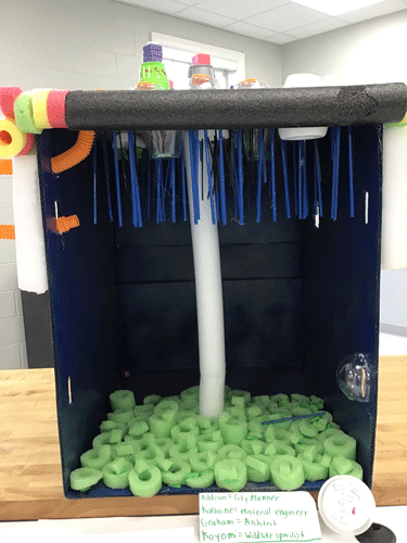 Fifth grade floating cities