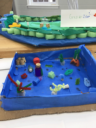 Fifth grade floating cities