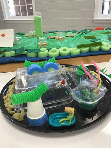 Fifth grade floating cities