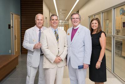 Academic Commons ribbon cutting