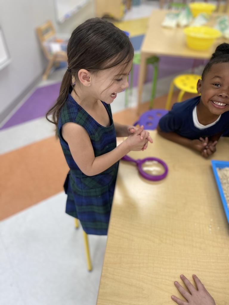 PreK-4 students learning
