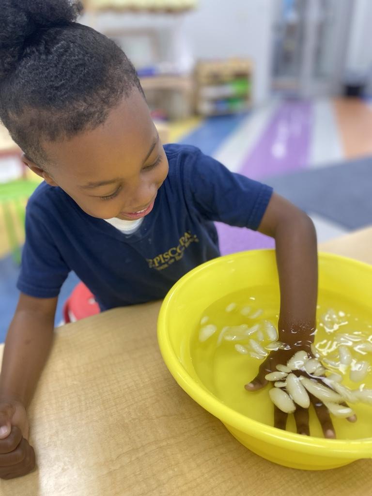 PreK-4 students learning