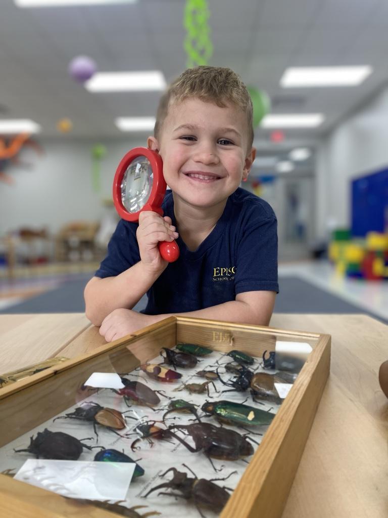 PreK-4 students learning