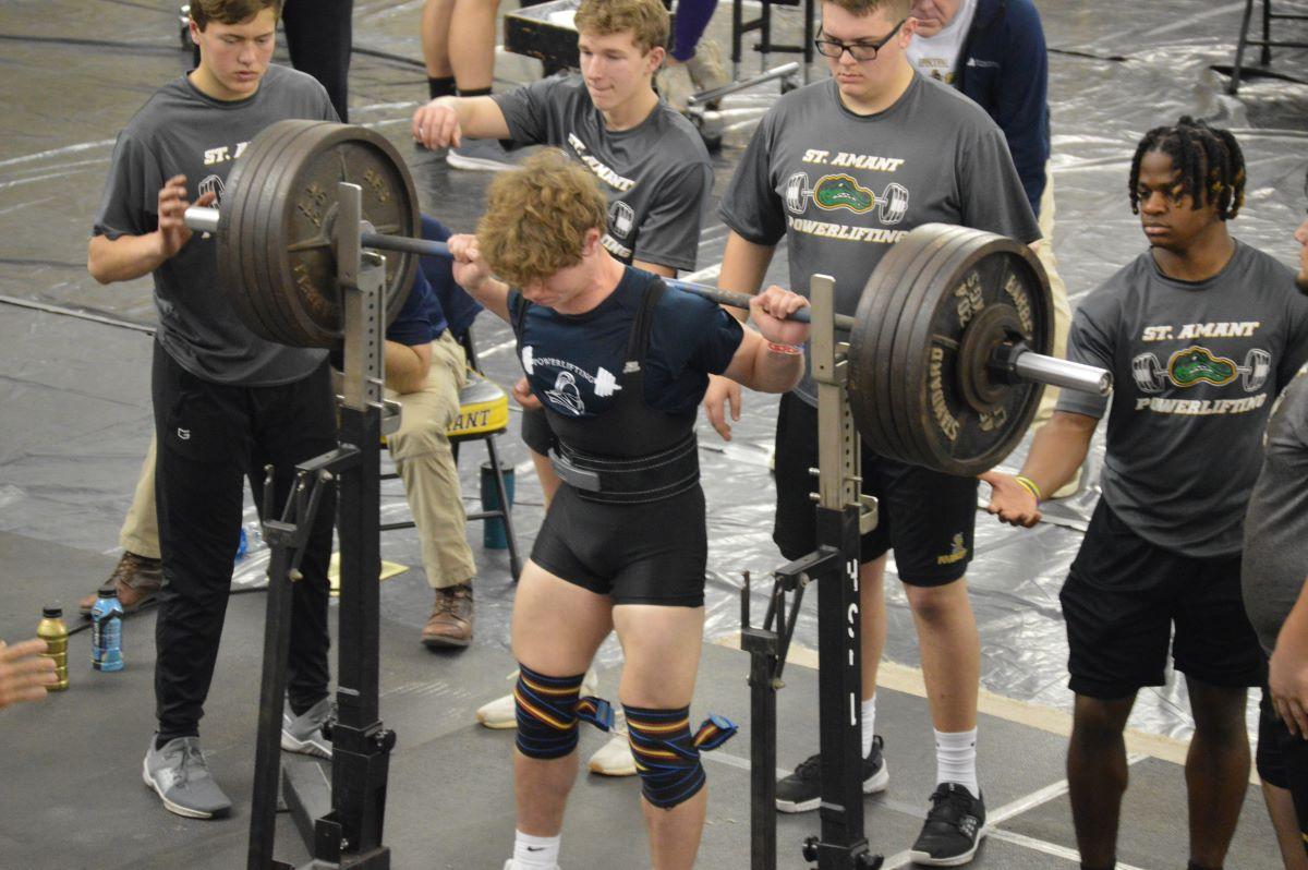 Episcopal powerlifter