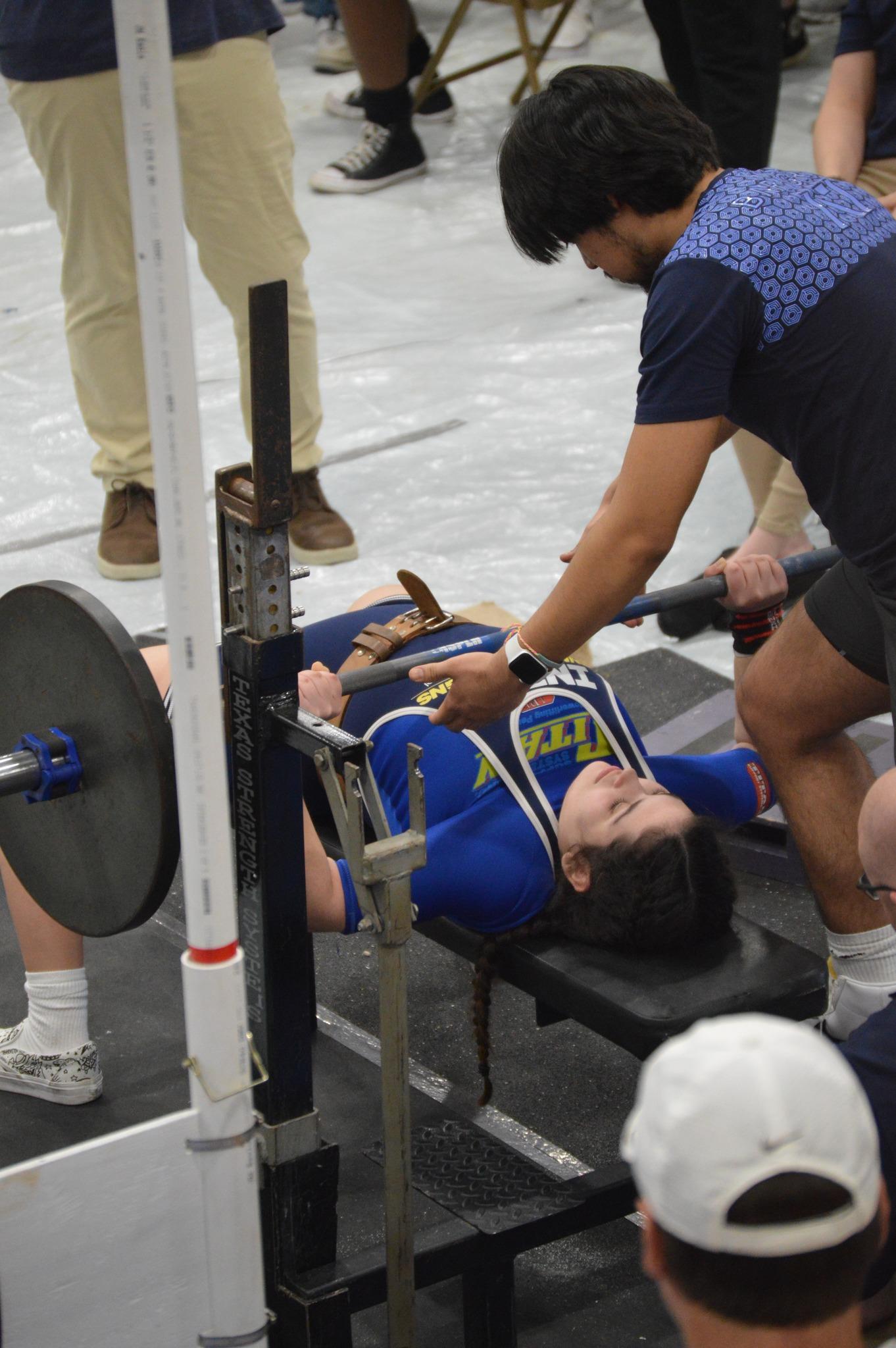 Episcopal powerlifter