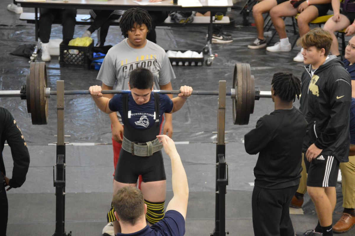Episcopal powerlifter