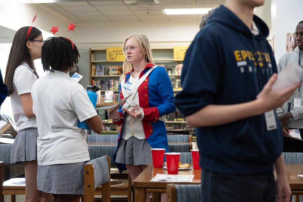 Students at Dead Patriots Party