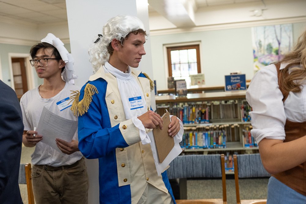 Students at Dead Patriots Party