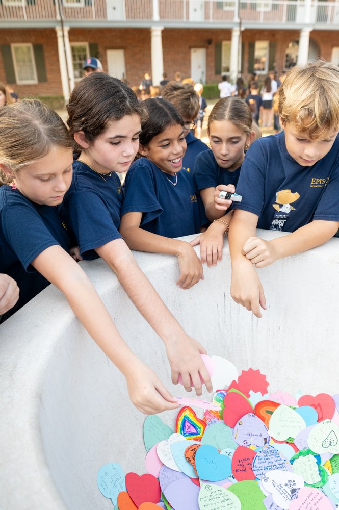 Students at Peace Day celebration