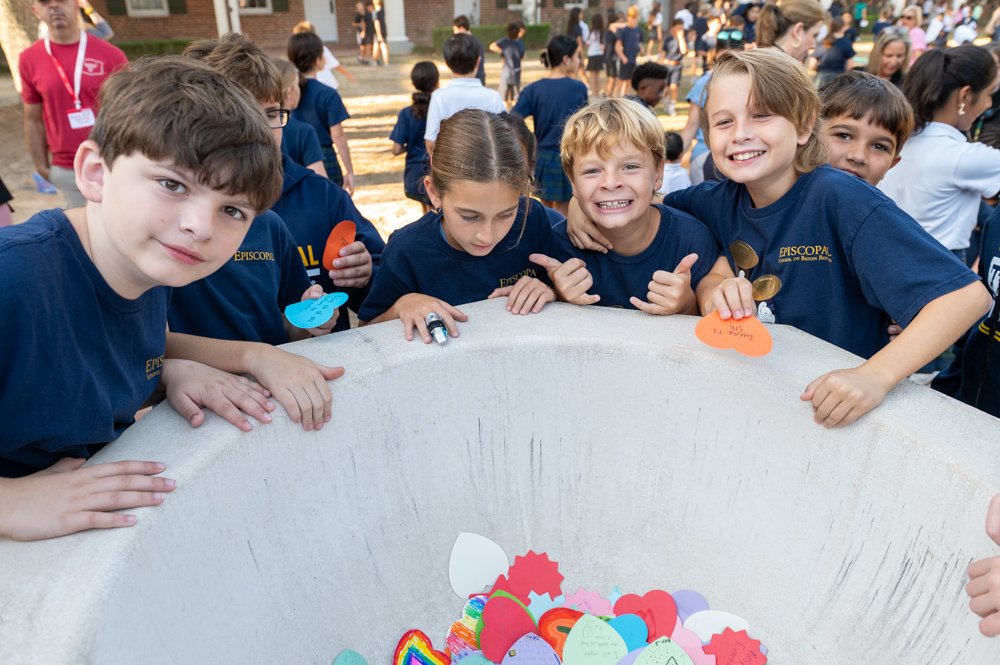 Students at Peace Day celebration