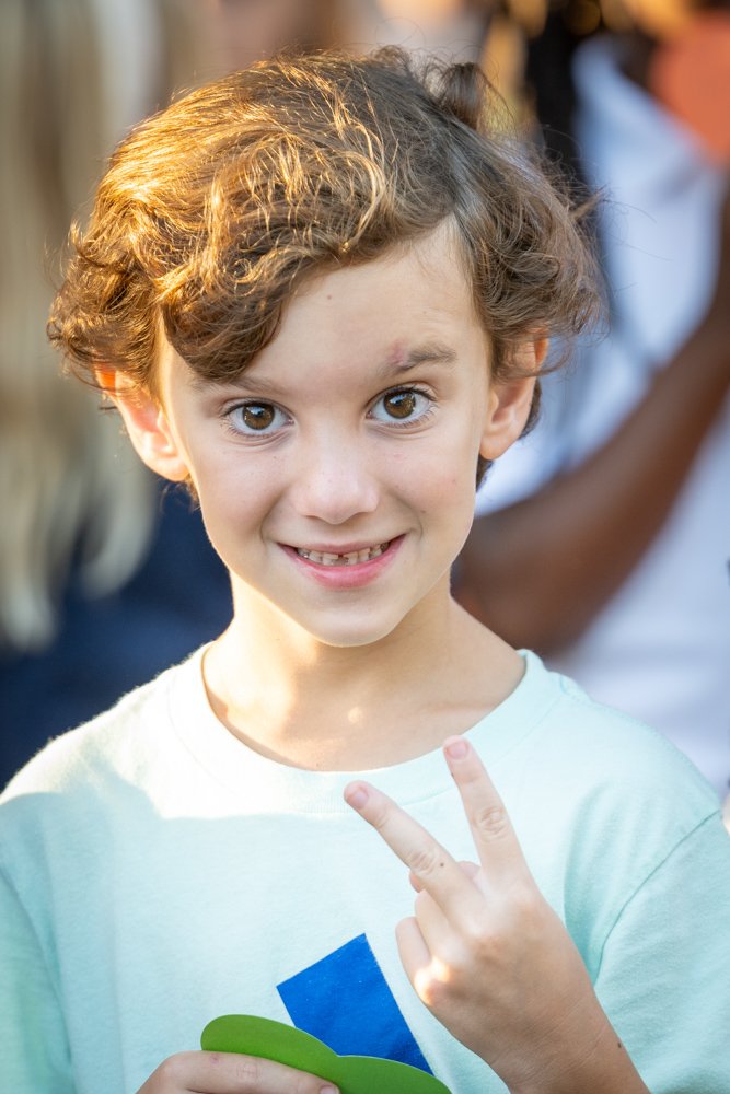 Students at Peace Day celebration