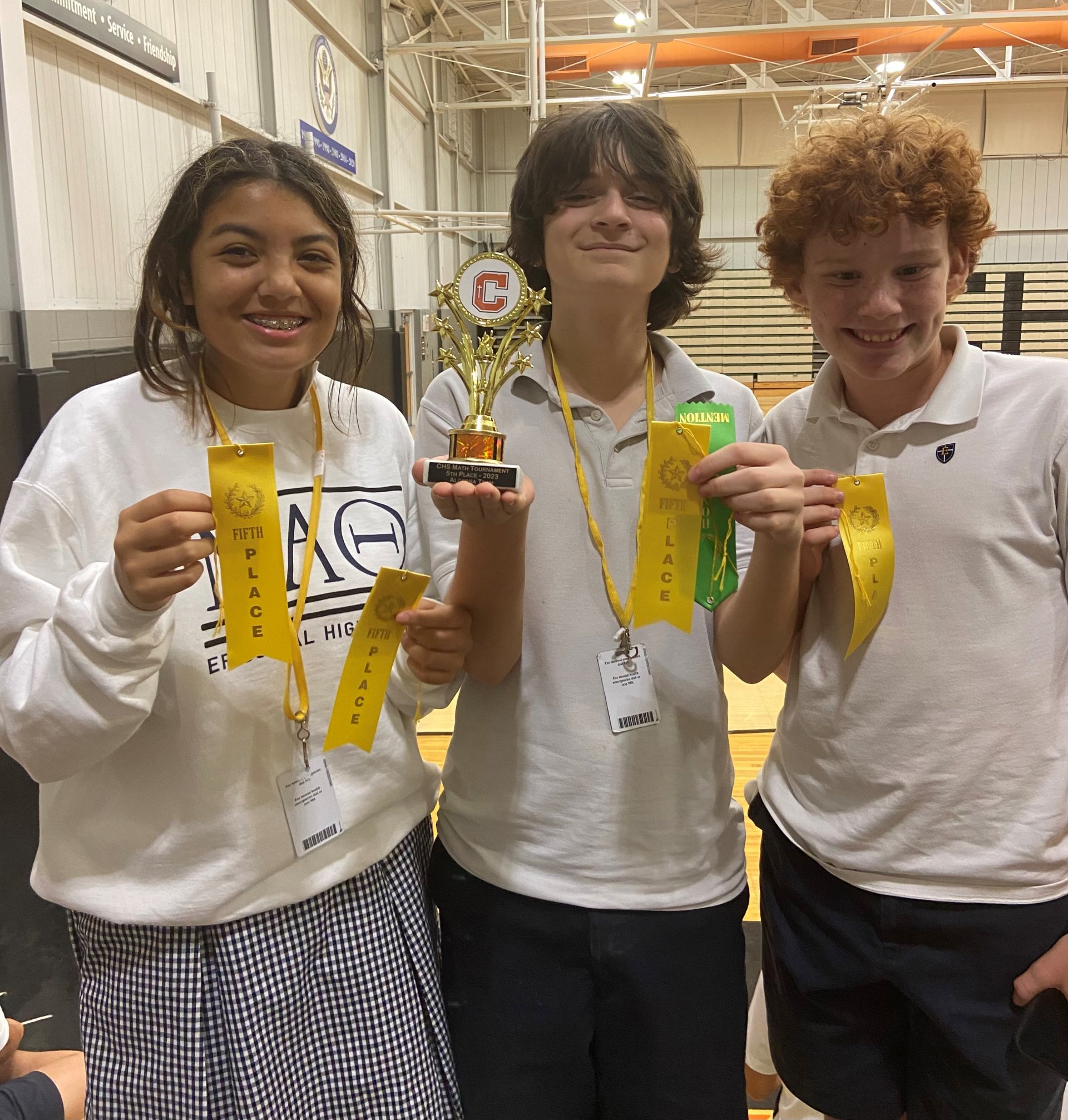 Middle School math team