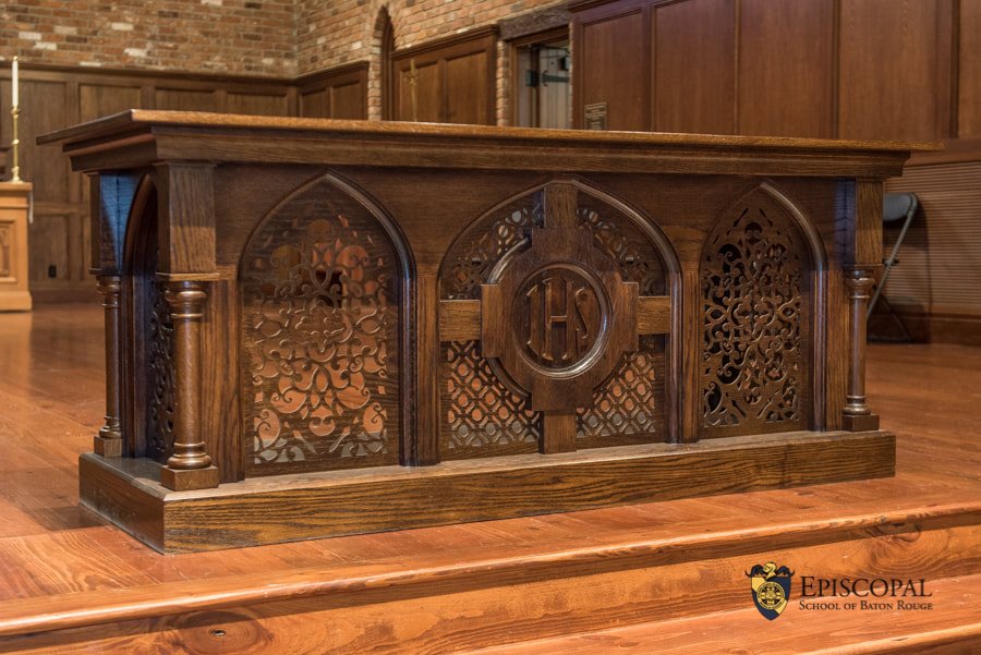 Episcopal Alumnus Handcrafts New Chapel Altar