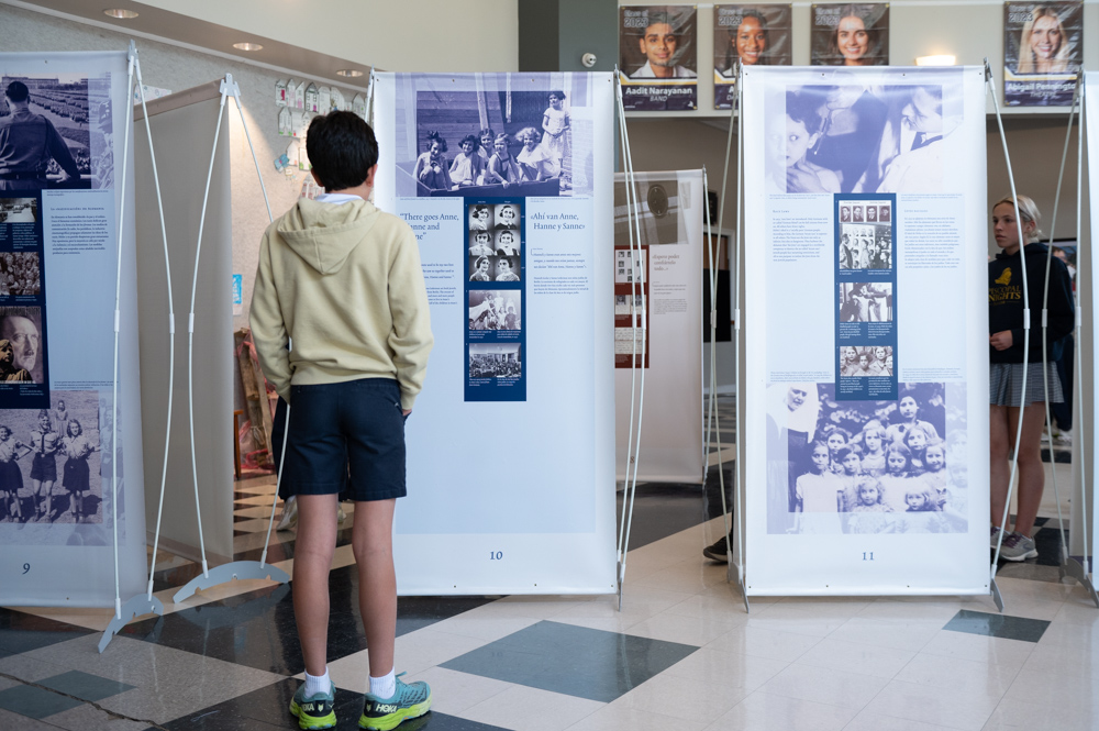 Anne Frank:  A History for Today on Display in the VPAC Lobby