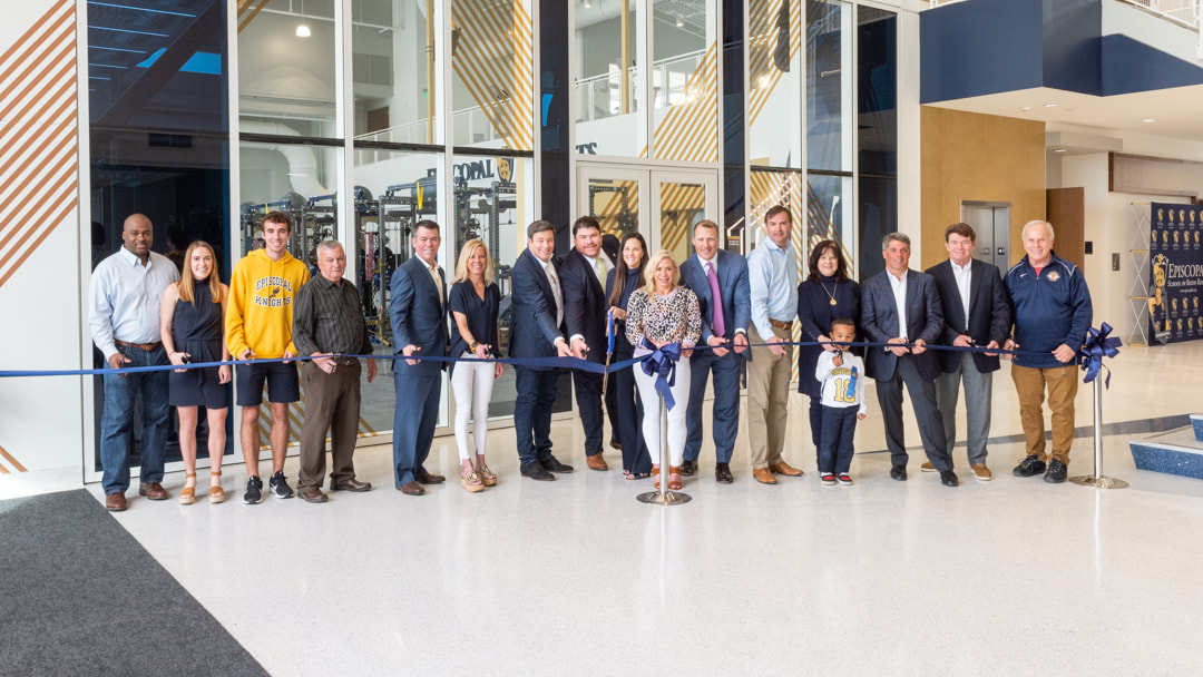 Ribbon Cutting Held to Celebrate New Episcopal Field House