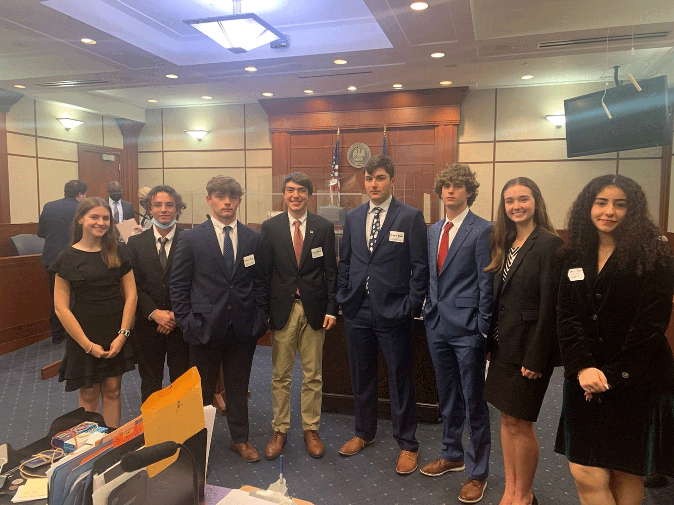 Mock Trial Teams Compete at Regionals