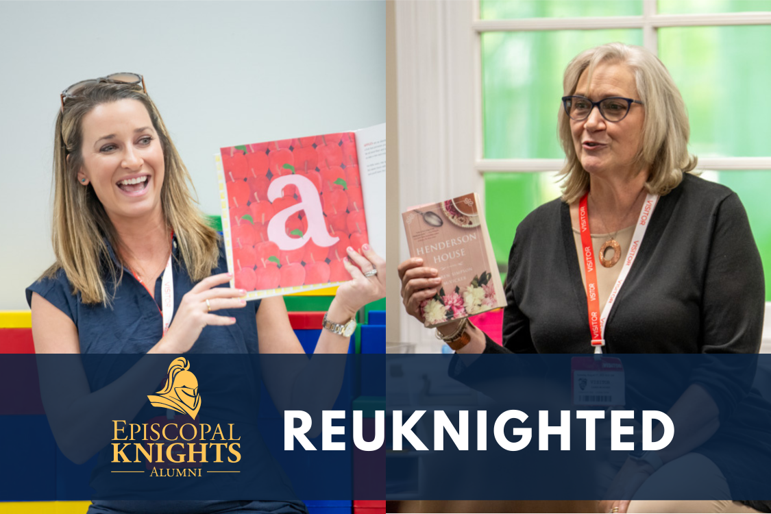 REUKNIGHTED: Caren Simpson McVicker ’84 and Katie Dawson Green ’04