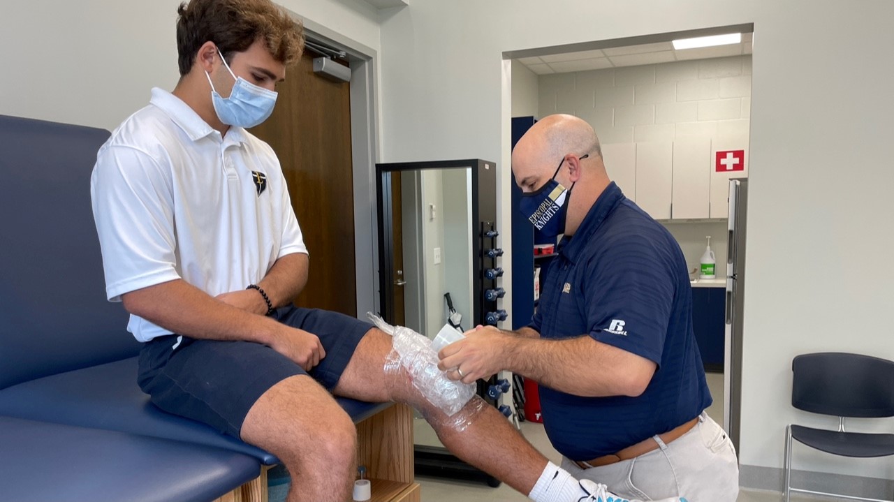 Episcopal Athletic Trainer Helps the Knights Compete at their Best