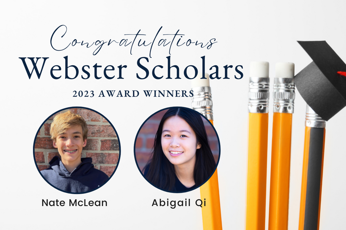 Congratulations to the 2023 Episcopal Webster Scholars!
