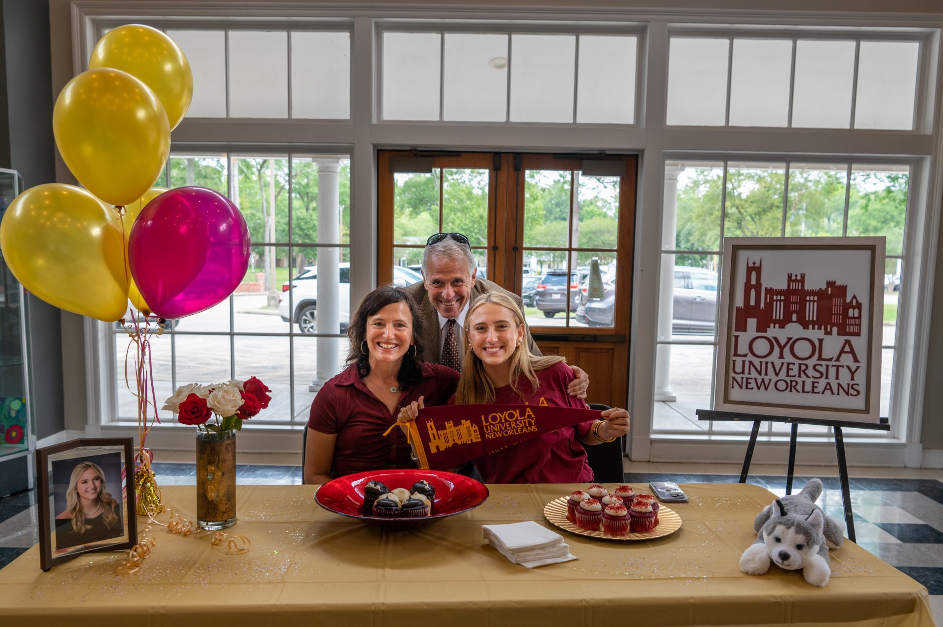 Greta Forti and family