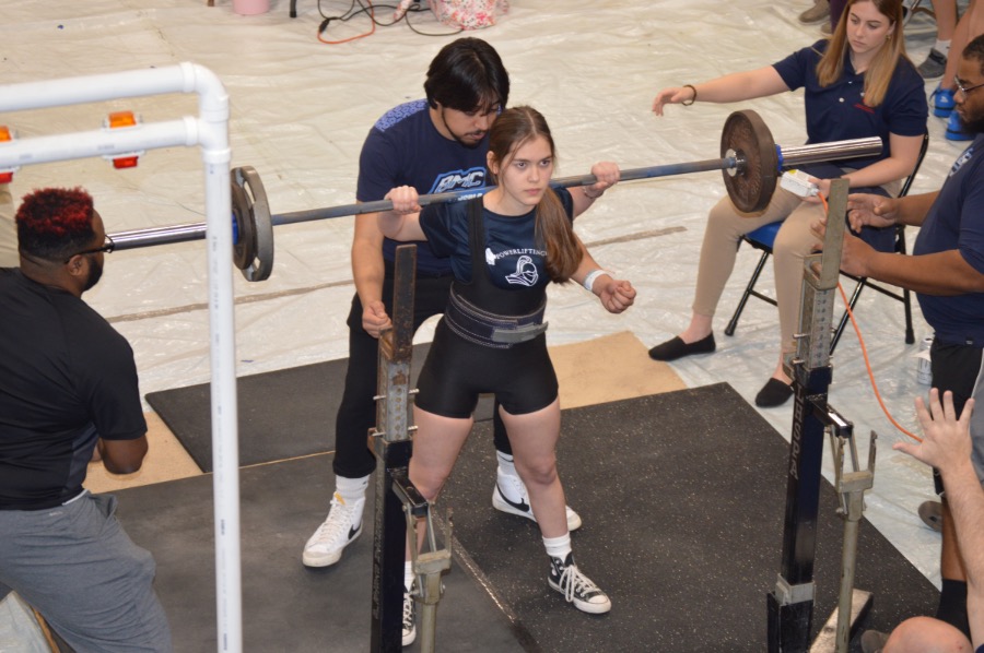 Episcopal powerlifter