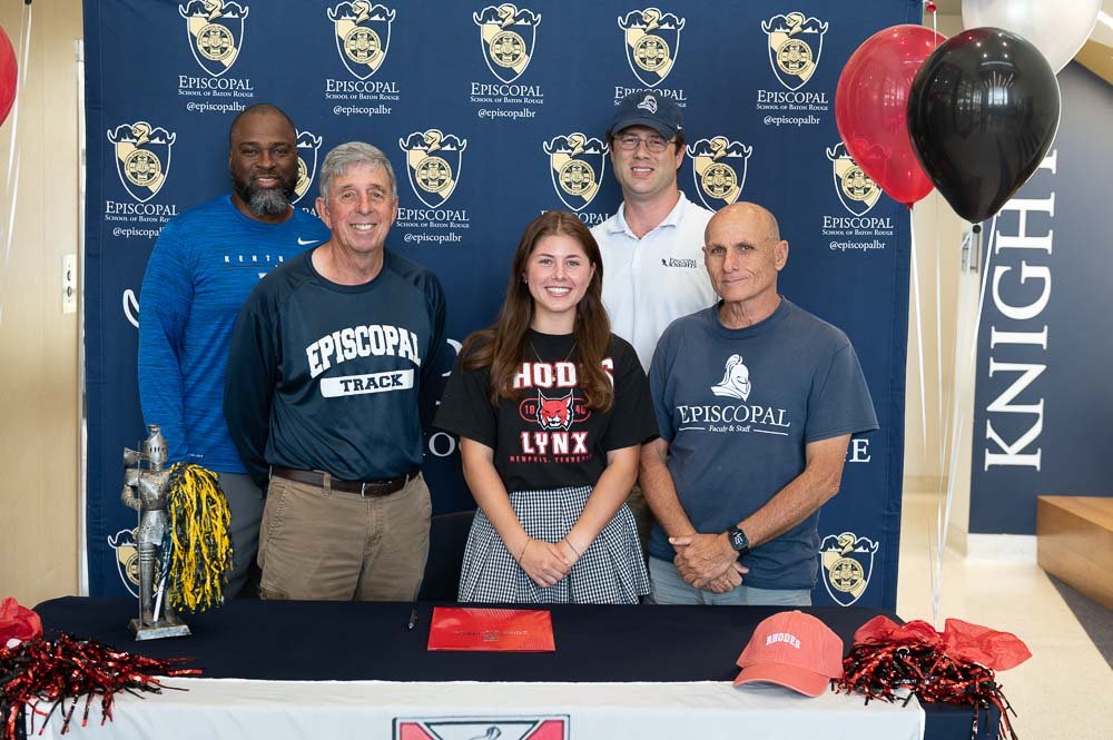 Pulliam at signing day with coaches