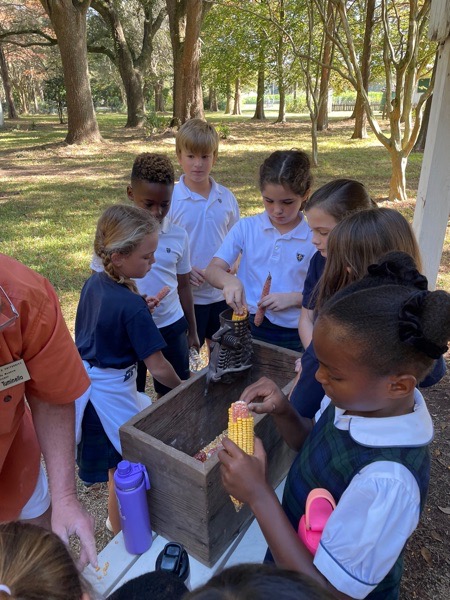 3rd grade at Rural Life Museum