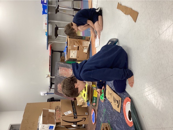 4th grade cardboard arcade