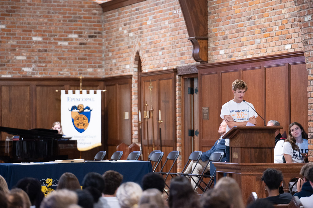 Honor Council President Carter McLean