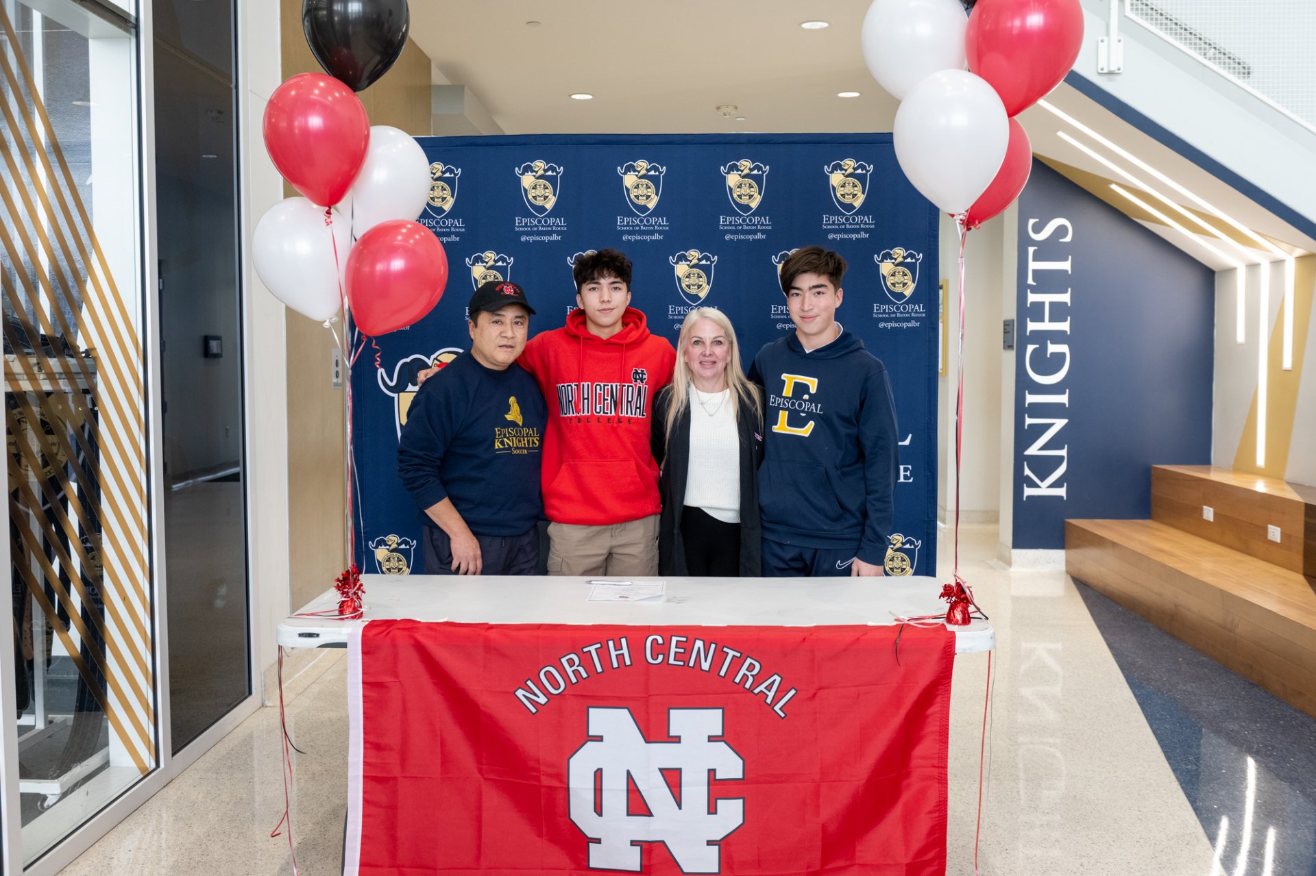 Mendoza family at signing