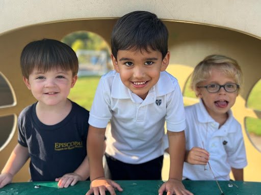 Early childhood students playing