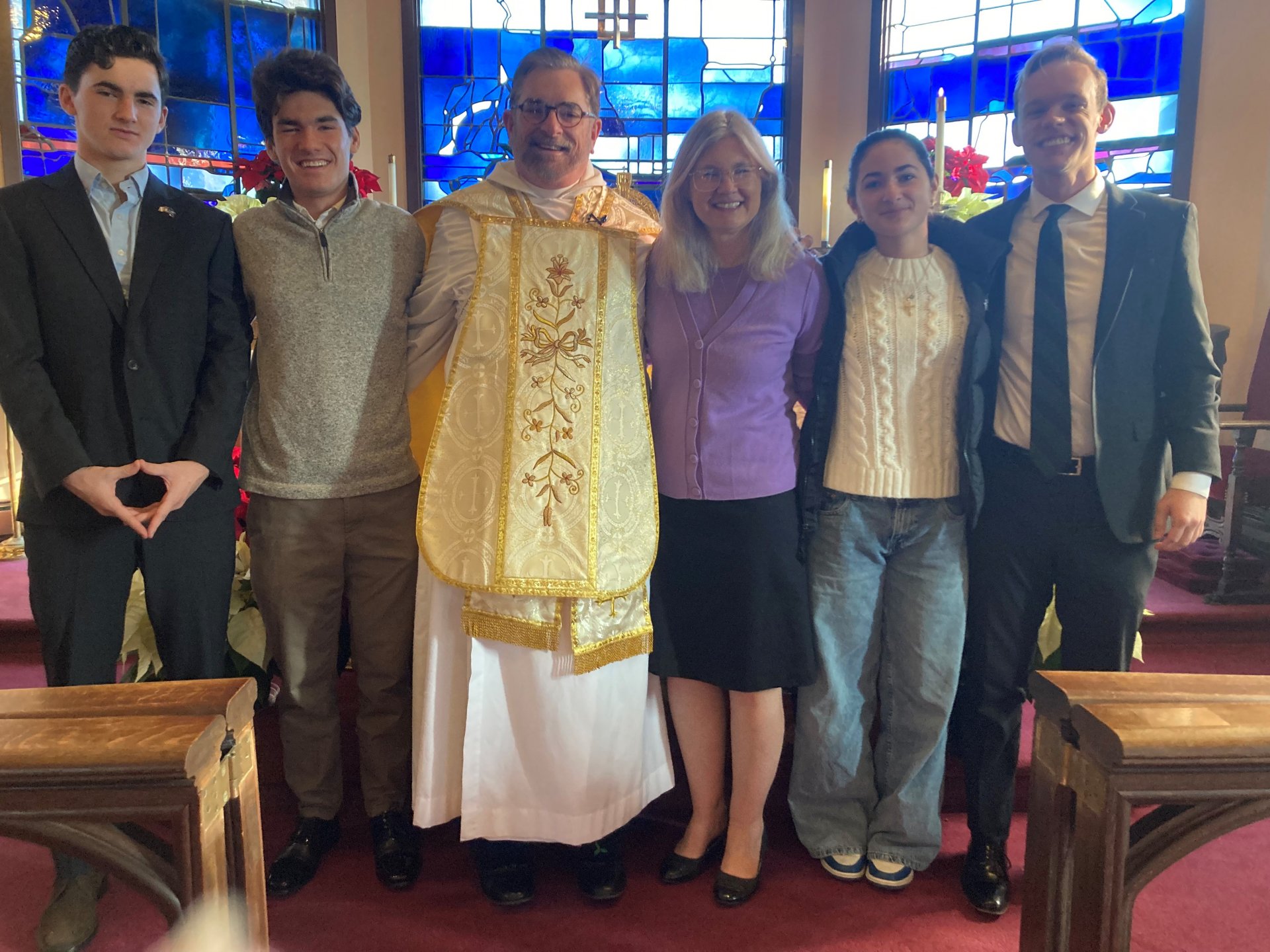 Father Edwards and family