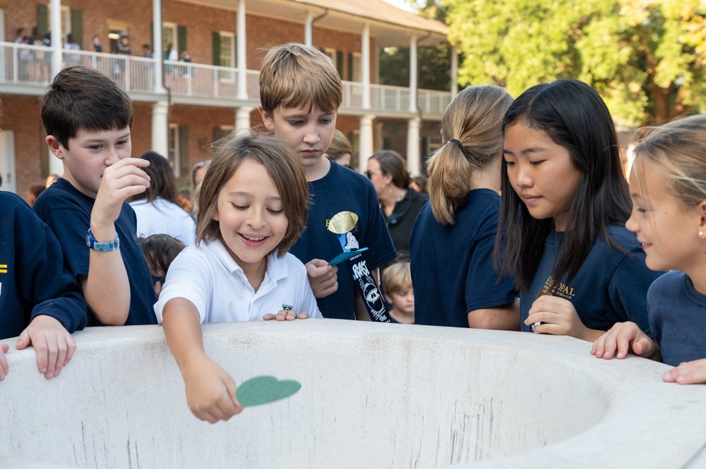 Students at Peace Day celebration