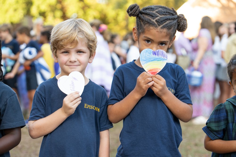 Students at Peace Day celebration