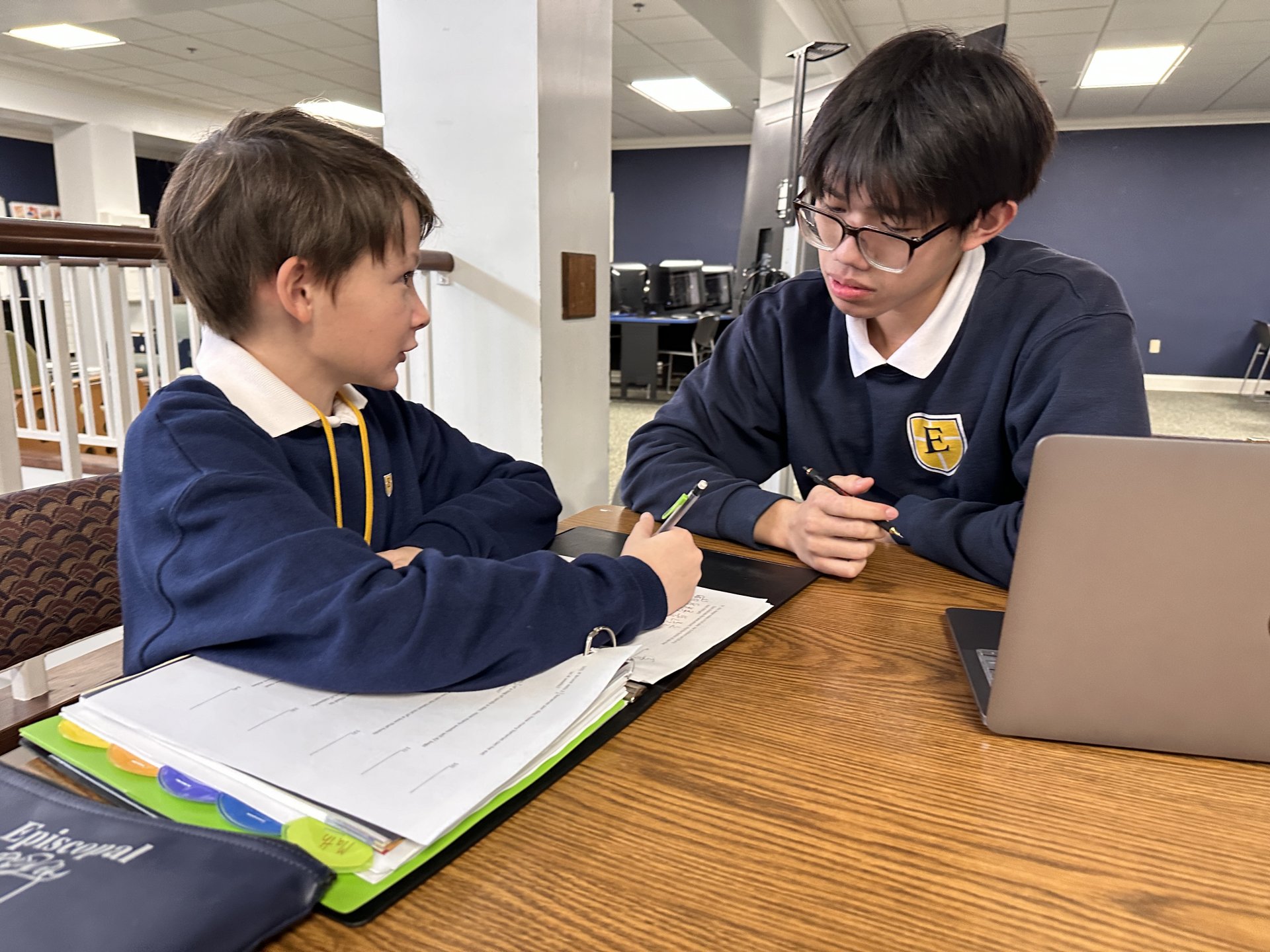 Students at Academic Resource Center