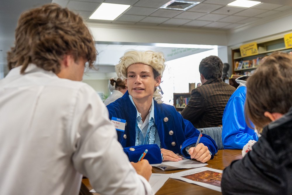 Student at Dead Patriots Party