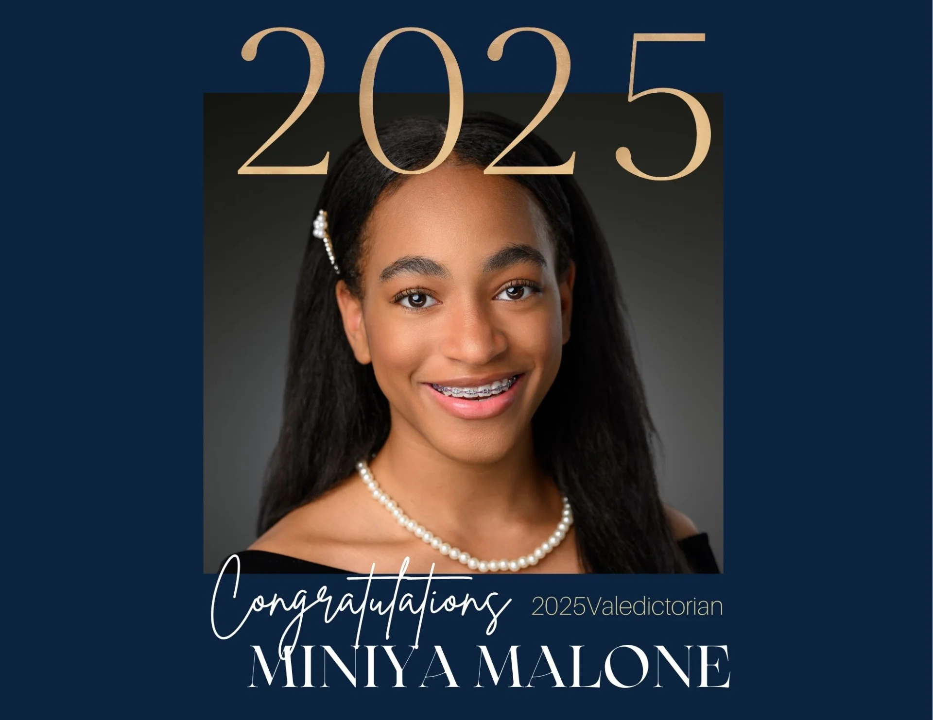 Congratulations to the 2025 Episcopal Valedictorian!