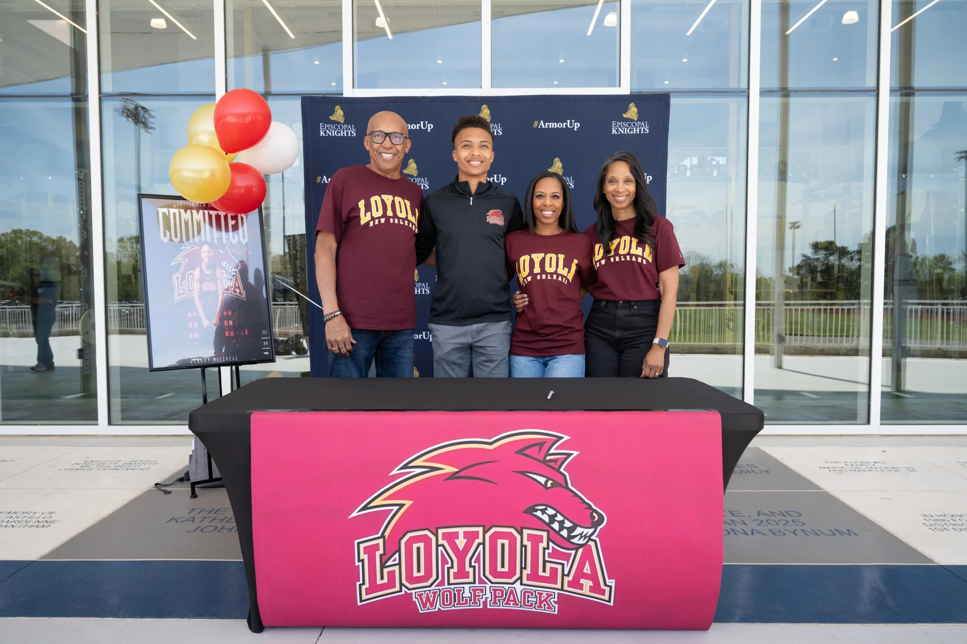 Mitchell family signing