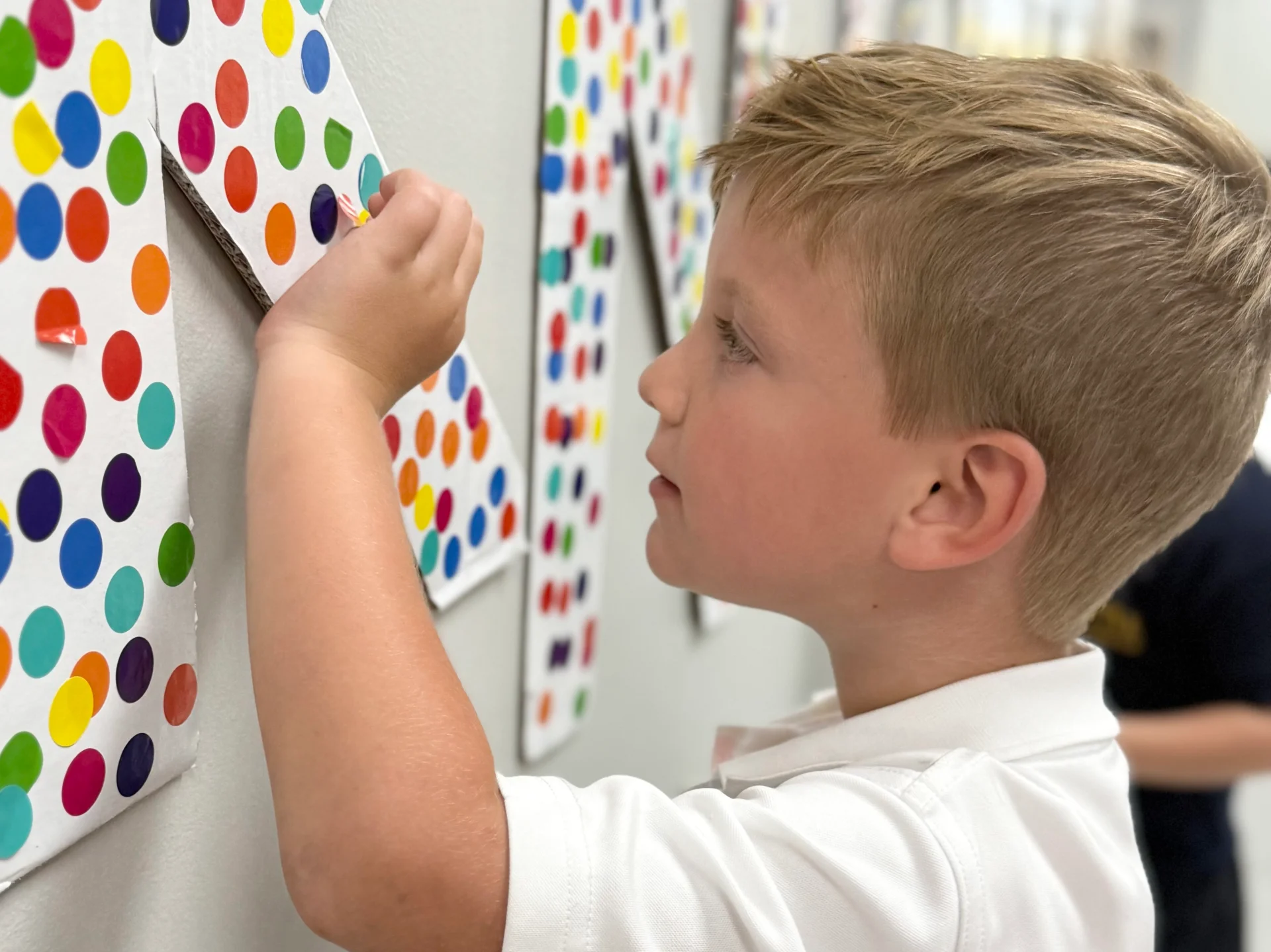 Lower School Students Make Their Mark on Dot Day