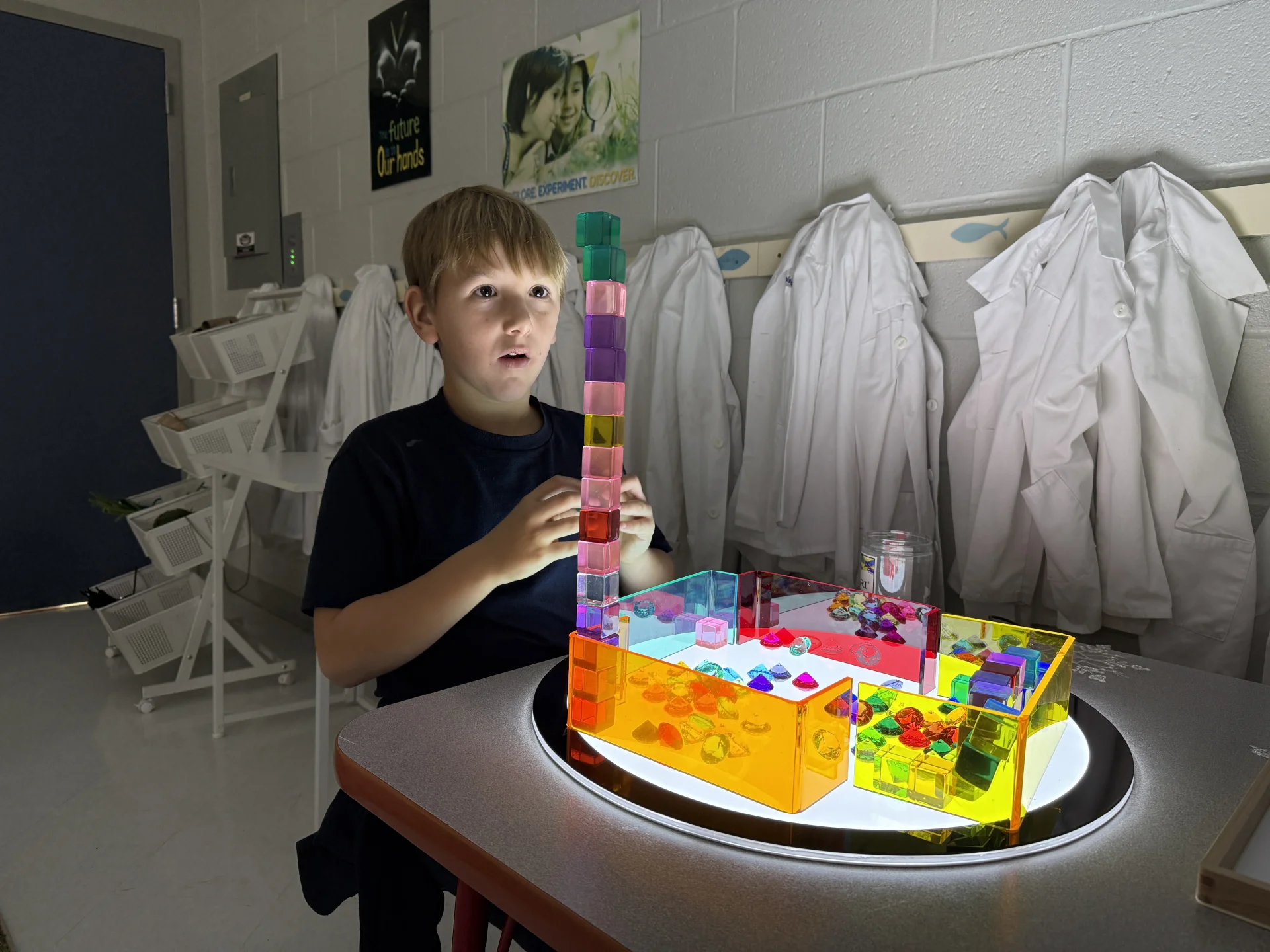 Play With Purpose: Lower School Students Enjoy New STEAM Stations