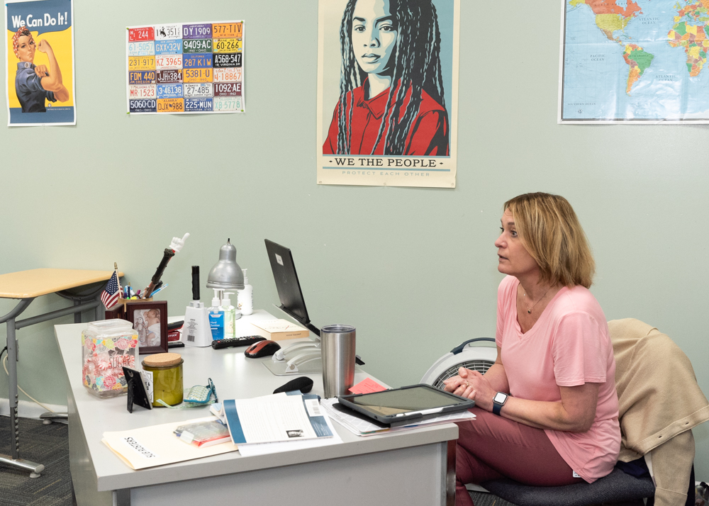 Dawn Burton in Upper School English