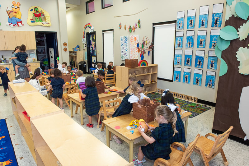 PreK students in classroom