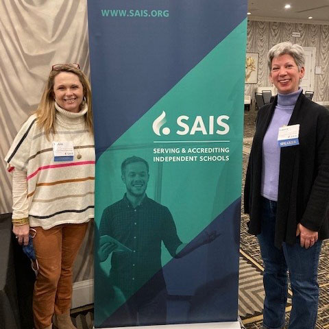 Talamo and Portwood at SAIS Conference