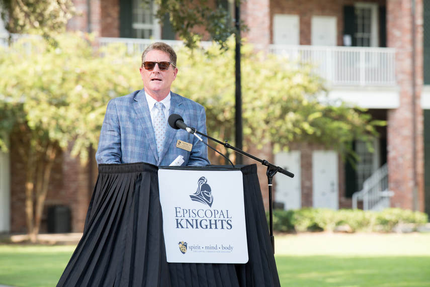 Sean Reilly at ribbon cutting