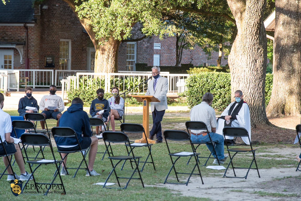 Students attend the Honor Code signing ceremony.