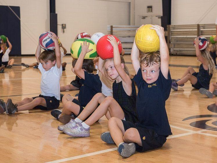 Episcopal PE students