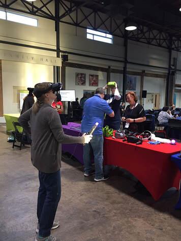 Teachers at conference